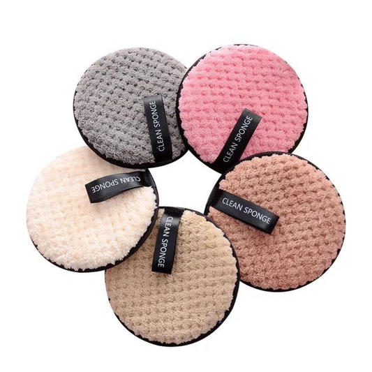 Make-up Remover Pads – Waschbare Mikrofaser Reinigungspads (4er Set)